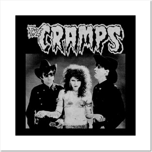 The Cramps Vintage BW Posters and Art